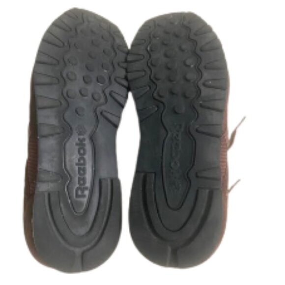 Reebok Classic Top Brown Leather Sneakers - Picture 7 of 8